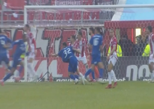 Τρομερά πράγματα στις Σέρρες: Πέναλτι μαϊμού στον Ολυμπιακό μέσω VAR