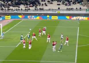 Μπήκε ξανά στο παιχνίδι της πρόκρισης ο Παναθηναϊκός με το γκολ του Μλαντένοβιτς (VID)