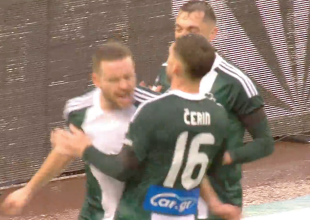 Άνοιξε το σκορ ο Παναθηναϊκός απέναντι στον Βόλο με γκολ του Ίνγκασον (VID)