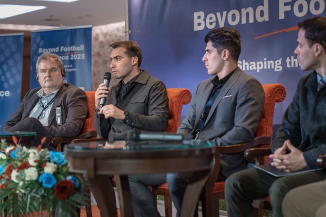 Με εκπροσώπηση στο Beyond Football Conference 2025 η ΑΕΚ (PICS)