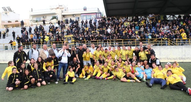Στην OPAP Arena oι πρωταθλήτριες της ΑΕΚάρας!