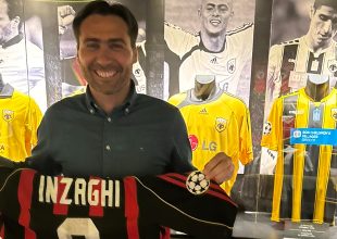 Στο Μουσείο της ΑΕΚ η φανέλα του Ιντζάγκι απ’ τη νίκη επί της Μίλαν – Την παρέδωσε ο Κυριακίδης
