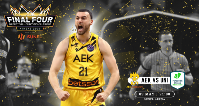 LIVE: AEK Betsson – Ουνικάχα Μάλαγα