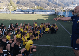 Στις εγκαταστάσεις της Ακαδημίας Ποδοσφαίρου Σούδας ο Ορφανίδης
