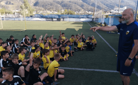 Στις εγκαταστάσεις της Ακαδημίας Ποδοσφαίρου Σούδας ο Ορφανίδης
