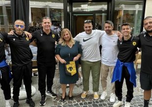 Η ελληνική κοινότητα Λουξεμβούργου στο πλάι των κοριτσιών της ΑΕΚ (ΦΩΤΟ)