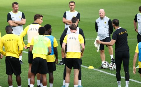 Στιγμές από την τελευταία προπόνηση της ΑΕΚ πριν την Άντερλεχτ (pics)