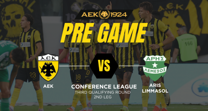 AEK1924 TV: PRE GAME ΑΕΚ – Άρης Λεμεσού