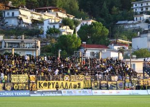 «Κιτρίνισε» η Λιβαδειά από χιλιάδες Ενωσίτες (ΦΩΤΟ)