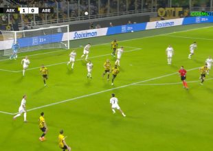 Στο δοκάρι η κεφαλιά του Ρέλβας! (VIDEO)