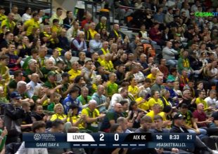 Τα highlights από τη νίκη-θρίλερ της ΑΕΚ επί της Λέβιτσε (VIDEO)