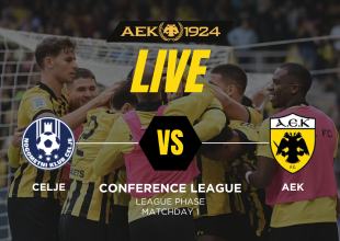 LIVE: Τσέλιε – ΑΕΚ