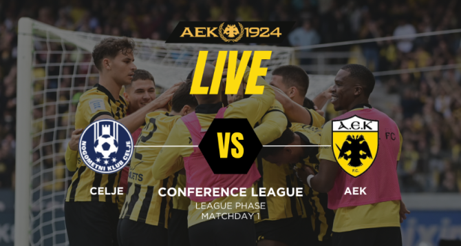 LIVE: Τσέλιε – ΑΕΚ