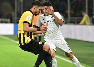 Στο οριζόντιο δοκάρι η κεφαλιά του Γκρούγιτς (VIDEO)