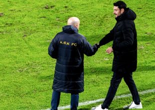 Ριέρα: «Ακόμα και εναντίον μιας τόσο μεγάλης και άξιας ομάδας όπως η ΑΕΚ, πιστέψαμε στη νίκη»