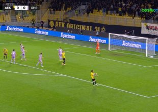 ΑΕΚ – Σάμροκ Ρόβερς: Το καλό σουτ του Γκατσίνοβιτς (VID)