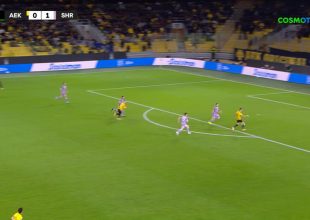 Νέες ευκαιρίες για την ΑΕΚ με Γκατσίνοβιτς, άστοχος ο Σέρβος (VID)