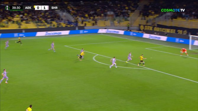 Νέες ευκαιρίες για την ΑΕΚ με Γκατσίνοβιτς, άστοχος ο Σέρβος (VID)