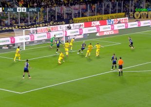 Το δοκάρι του Άρη με τον Παναγίδη (VID)