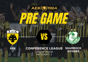 AEK1924 TV: PRE GAME ΑΕΚ – Σάμροκ Ρόβερς