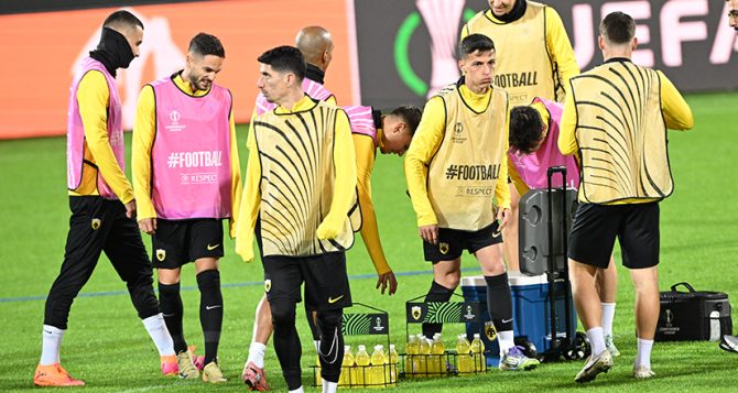 Βίντεο και φωτογραφίες από την προπόνηση της ΑΕΚ