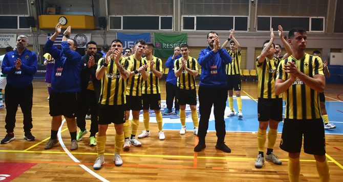 Ήττα με 11-0 από την ανώτερη Σπόρτινγκ για την ΑΕΚ στο Futsal Champions League