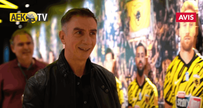 Στο Μουσείο της ΑΕΚ ο Μπορμπόκης (VID)