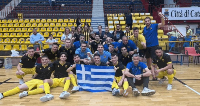 ΠΑΕ ΑΕΚ για το Futsal: «Μας κάνατε όλους υπερήφανους»