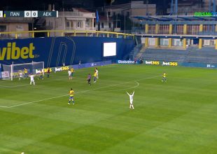 Άνοιξε το σκορ με Πινέδα η ΑΕΚ στο Αγρίνιο (VIDEO)