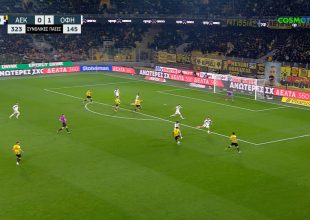 Αυτό μέτρησε! Ξανά γκολ ο Λιούμπισιτς και 1-1 η ΑΕΚ (VIDEO)