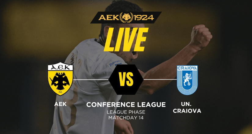 LIVE AUDIO STREAM: ΑΕΚ – Ουν. Κραϊόβα