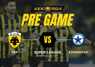 AEK1924 TV: PRE GAME ΑΕΚ – Ατρόμητος