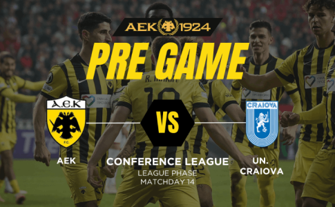 AEK1924 TV: PRE GAME ΑΕΚ – Κραϊόβα