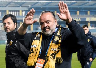 Ηλιόπουλος: «Σας φέρνουμε εδώ νοητά τη σπίθα από τα πάτρια εδάφη της Σαμψούντας, εκεί όπου η ομάδα μας θριάμβευσε»