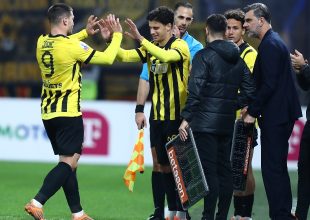 Η στιγμή που ο Καραργύρης κάνει το ντεμπούτο του με την ΑΕΚ (VIDEO)