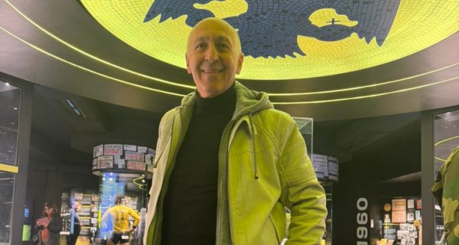 Στο Μουσείο Ιστορίας της ΑΕΚ ο γνωστός ηθοποιός Παύλος Ορκόπουλος (ΦΩΤΟ)