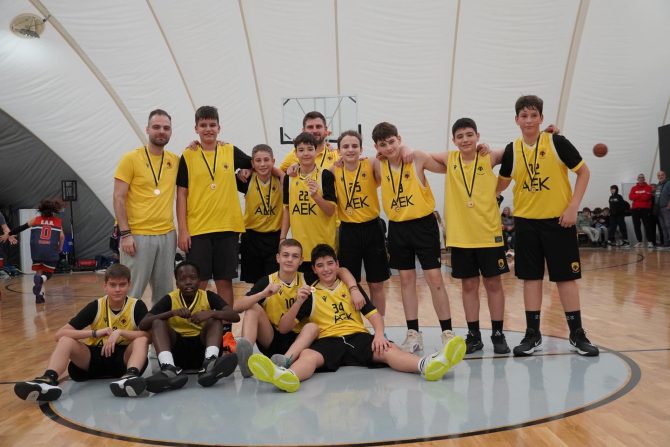 Ολοκληρώθηκε το ΑΕΚ ΒC ACADEMY New Year’s Tournament