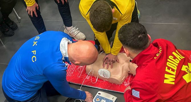 ΑΕΚ: Μάθημα πρώτων βοηθειών στην Κ19 (PICS)