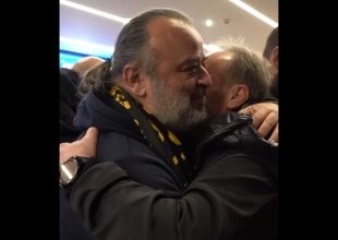 Η εγκάρδια συνομιλία Ηλιόπουλου – Κασάπη στην Αγιά Σοφιά (VIDEO)