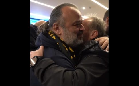 Η εγκάρδια συνομιλία Ηλιόπουλου – Κασάπη στην Αγιά Σοφιά (VIDEO)