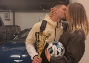 Το φιλί της συζύγου του Λούκα Γιόβιτς μετά τον θρίαμβο στο ντέρμπι (ΦΩΤΟ)