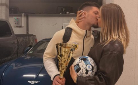 Το φιλί της συζύγου του Λούκα Γιόβιτς μετά τον θρίαμβο στο ντέρμπι (ΦΩΤΟ)