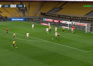 Και τέταρτο γκολ η ΑΕΚάρα με τον Μαρίν (VIDEO)