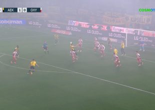 Απίστευτη χαμένη διπλή ευκαιρία για την ΑΕΚ με Γιόβιτς και Πινέδα (VIDEO)