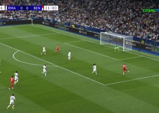 Ρεάλ Μαδρίτης-Μπενφίκα: Το 0-1 με πάσα του Παυλίδη και γκολ του Ράφα Σίλβα (VID)
