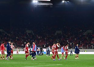 Γιούχα στο φινάλε στο «Γ. Καραϊσκάκης»!