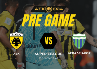 LIVE PRE GAME από την Allwyn Arena για το ΑΕΚ – Λεβαδειακός