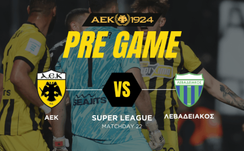 LIVE PRE GAME από την Allwyn Arena για το ΑΕΚ – Λεβαδειακός