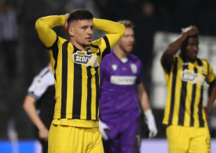 Μόνιμη απειλή για τον ΠΑΟΚ ο Γιόβιτς – Το σουτ μέσα απ’ την μεγάλη περιοχή και το δοκάρι στις καθυστερήσεις