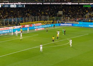 Ο Ελίασον κέρδισε πέναλτι από τον Αναγνωστόπουλο- Το πήραν πίσω Πολυχρόνης και Ευαγγέλου (VIDEO)